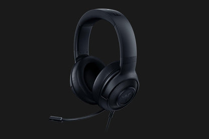 Razer Kraken X - Multi-Platform Wired Gaming Headset (Bendable Cardiod Microphone, Custom-Tuned 40 Mm Drivers, 3.5 Mm Connection, Oval Ear Cushions, Adjustable Headband) Black