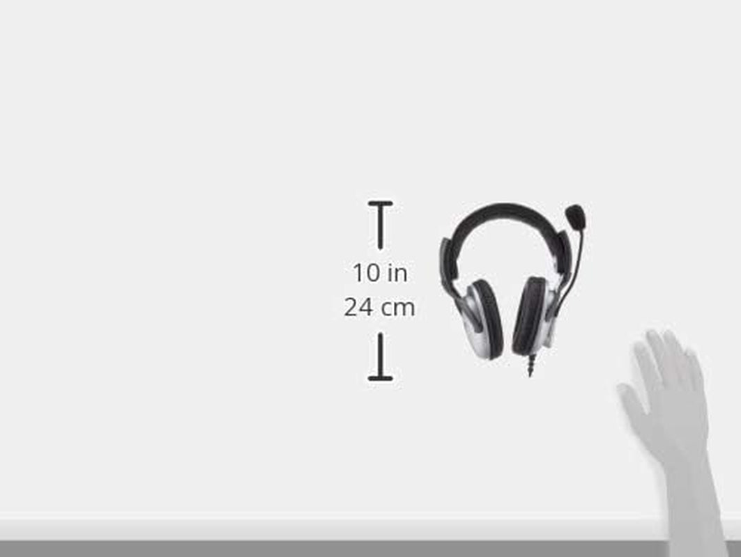 | "SB45" Computer Gaming Headset (3.5 Mm Jack) - Silver | Black | Gaming Headset