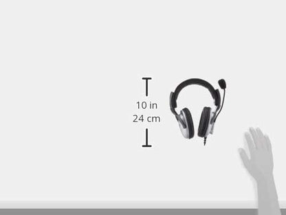 | "SB45" Computer Gaming Headset (3.5 Mm Jack) - Silver | Black | Gaming Headset