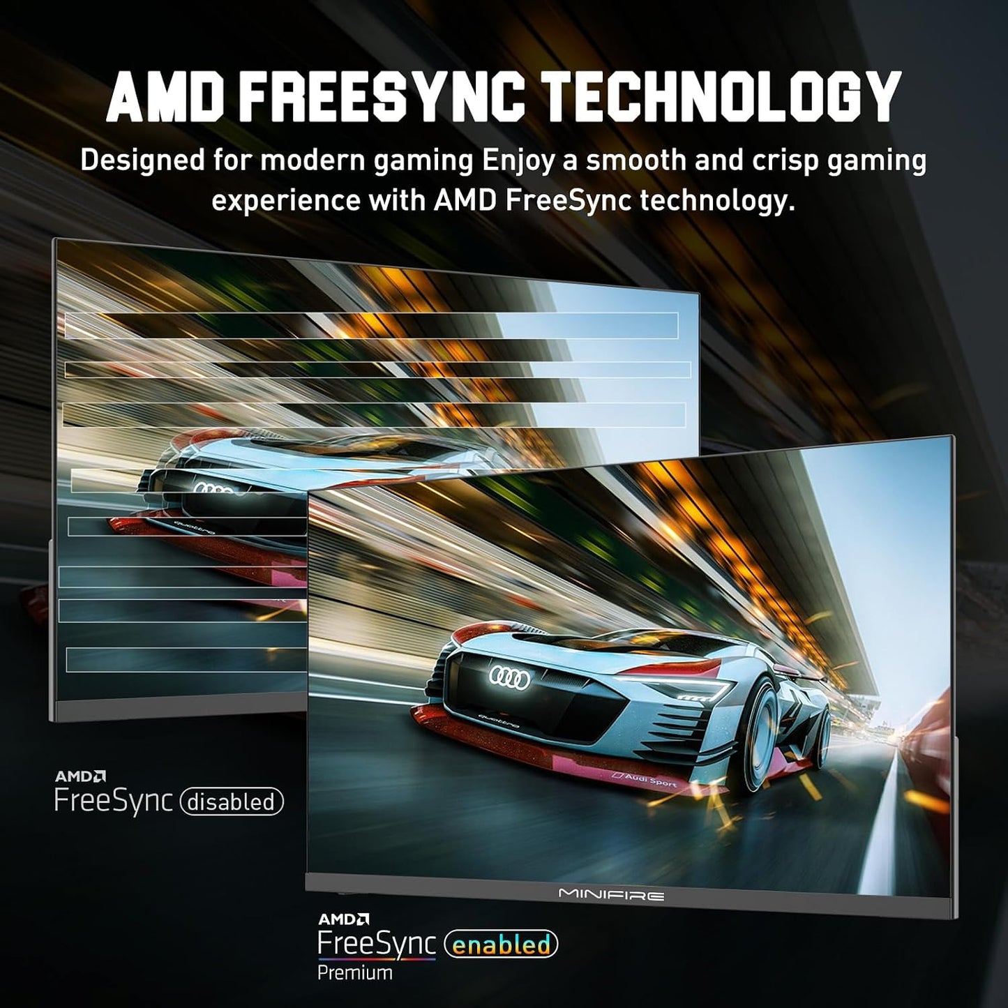 25 Inch 300Hz Gaming Monitor, Full HD 1080P Fast IPS, 1Ms MPRT, Adaptive-Sync, DCI-P3 90%, Srgb 120%, HDR, Anti-Bluelight, HDMI 2.0 & DP1.4, Eye Care, VESA 75X75 (MFG25X1 Pro)