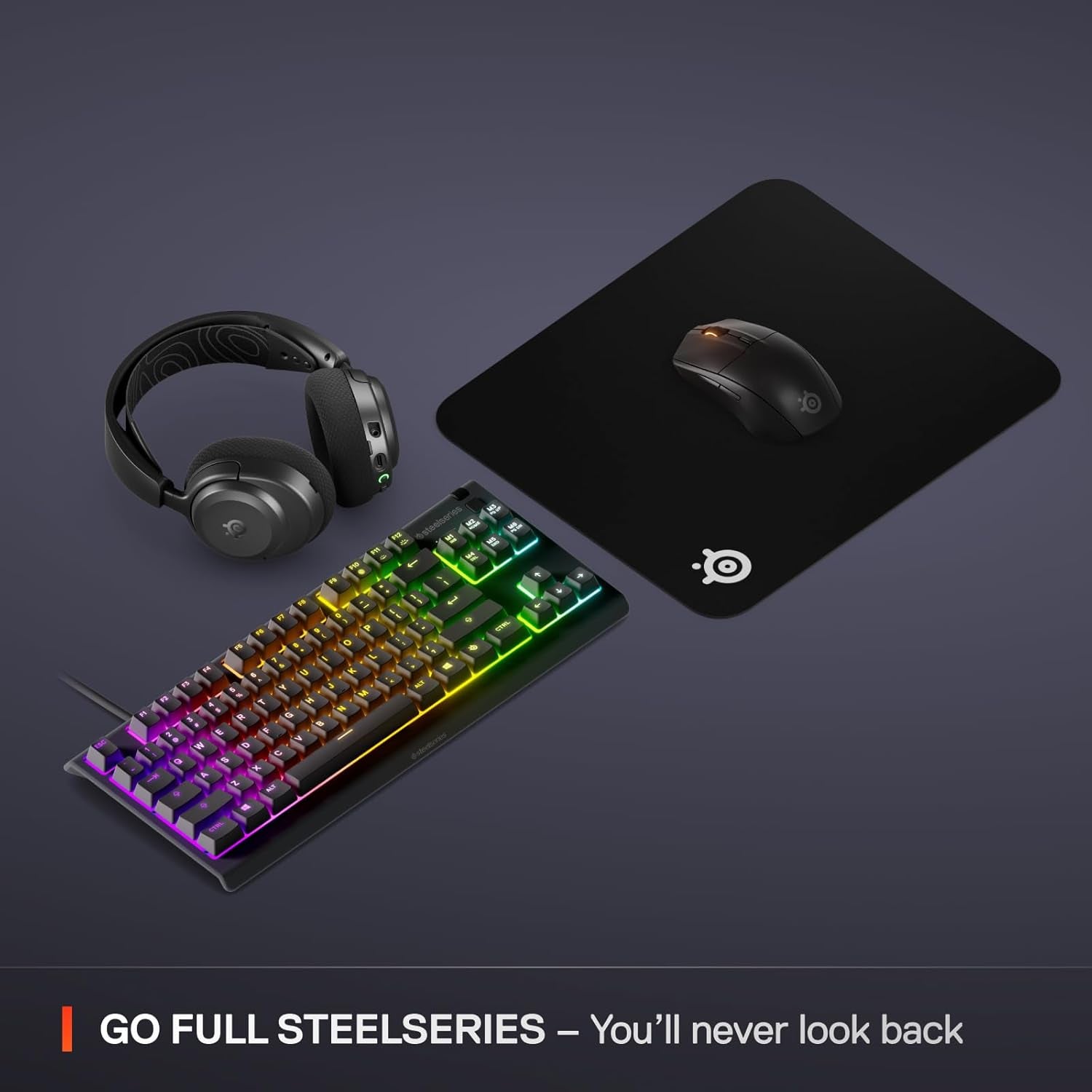 Qck Cloth Gaming Mouse Pad - Micro-Woven Surface - Optimized for Gaming Sensors - Size M (320 X 270 X 2Mm) - Black