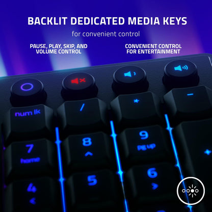 Razer Ornata V3 - Low-Profile Mecha-Membrane Keyboard with Razer Chroma RGB (Hybrid Mecha-Membrane Switch, Ergonomic Wrist Rest) QWERTY UK Layout | Black