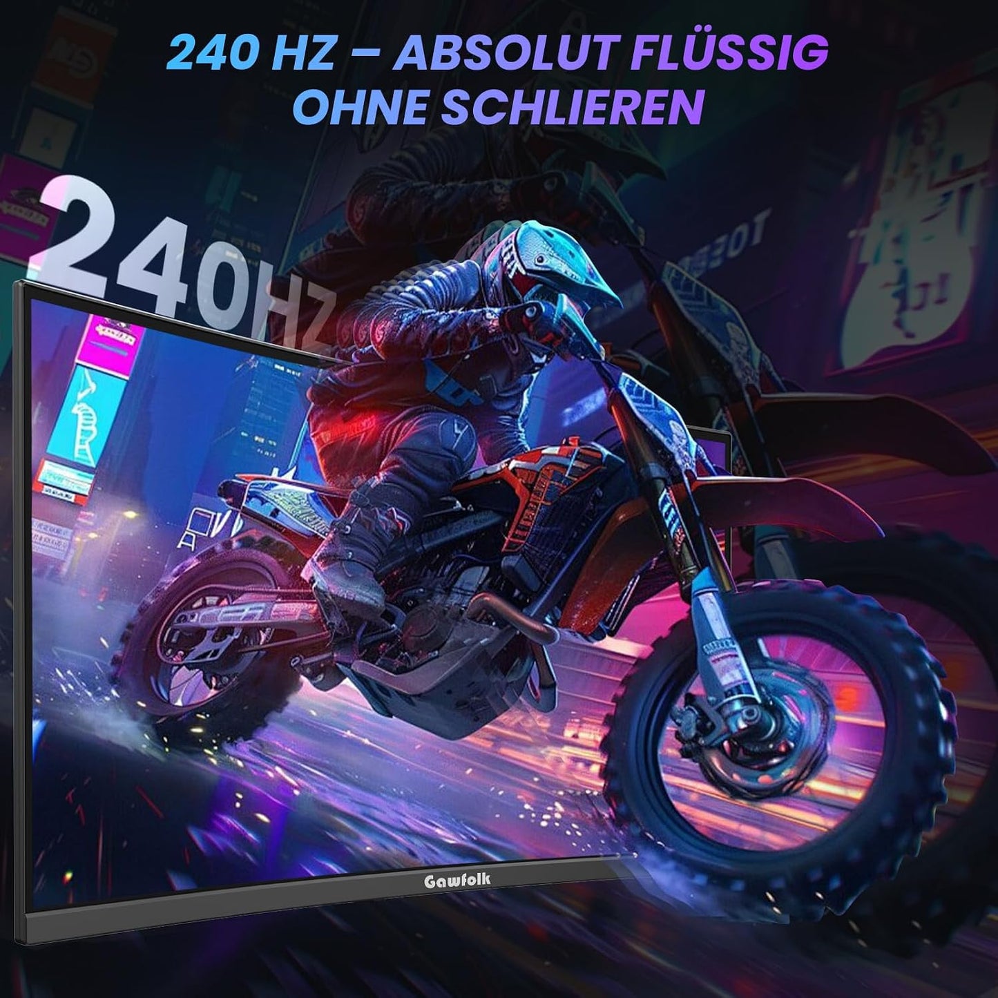34 Inch Ultrawide Curved Gaming Monitor, 1500R PC Screen 240Hz UWQHD 3440X1440P Monitor, Curved Computer Display with Freesync & Eye-Care Technology, DP, HDMI, Wallmount 100X100Mm