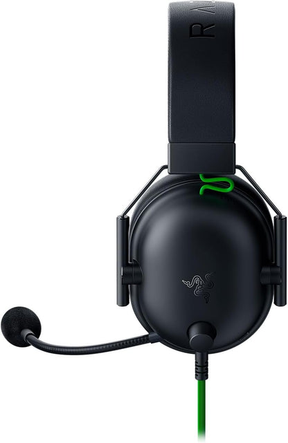 Razer Blackshark V2 X USB - Wired Esports Headset (Triforce 50 Mm Drivers, Noise Cancellation, 240G Ultra-Light Build, Memory Foam Cushions, 7.1 Surround Sound) Black