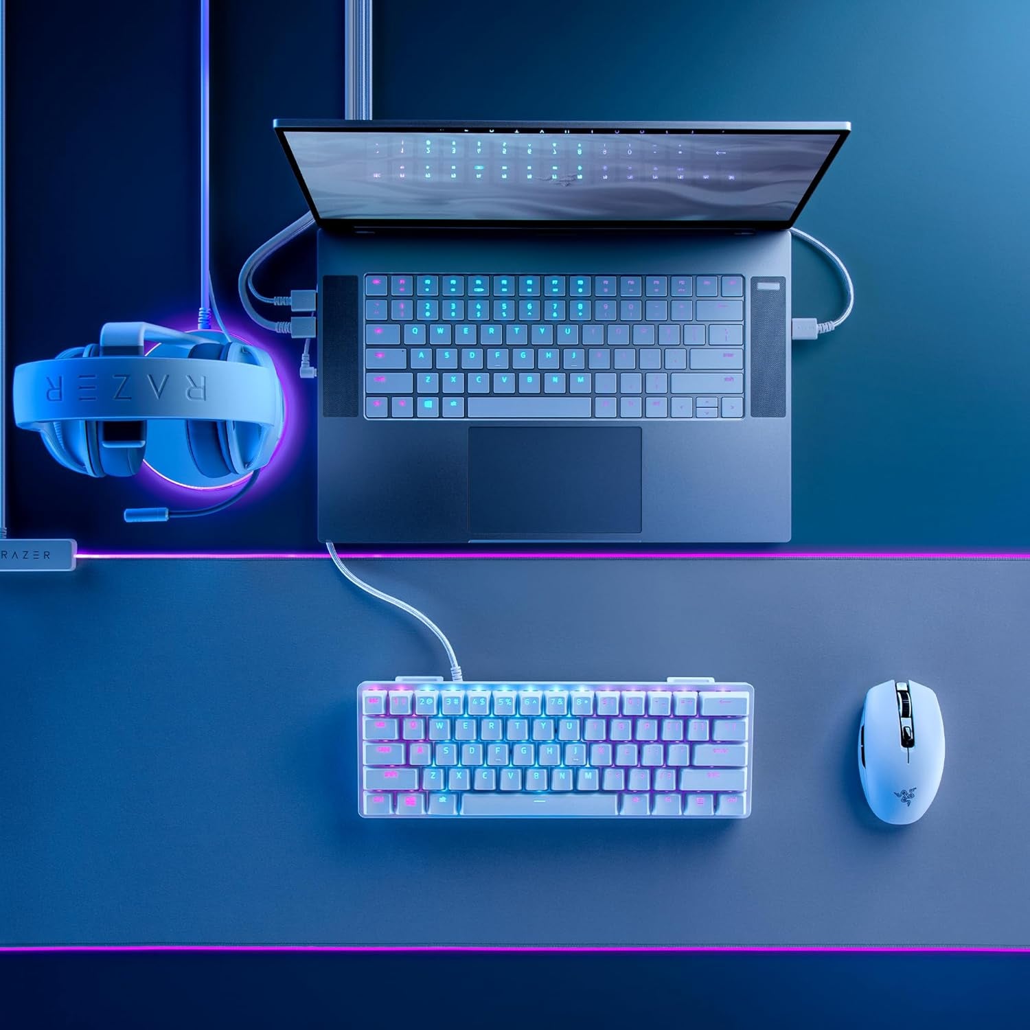 Razer Orochi V2 - Mobile Wireless Gaming Mouse with up to 950 Hours of Battery Life (Ultra Lightweight Design, Hyperspeed Wireless and Bluetooth, 2Nd Gen Mechanical Mouse Switches) Mercury White