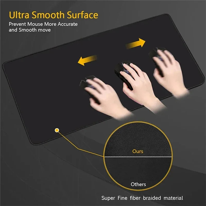 Black White Topographic Map XXL Mouse Pad Computer Keyboard Pad Mouse Mat Gamer Soft Office Carpet Table Mat Desktop Mousepad