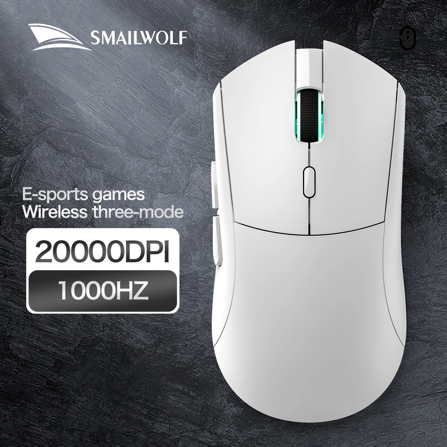 RS7 Bluetooth Wireless Gaming Mouse Three Mode PAW3311 Macro-Definition Mouse Laptop Gaming Office