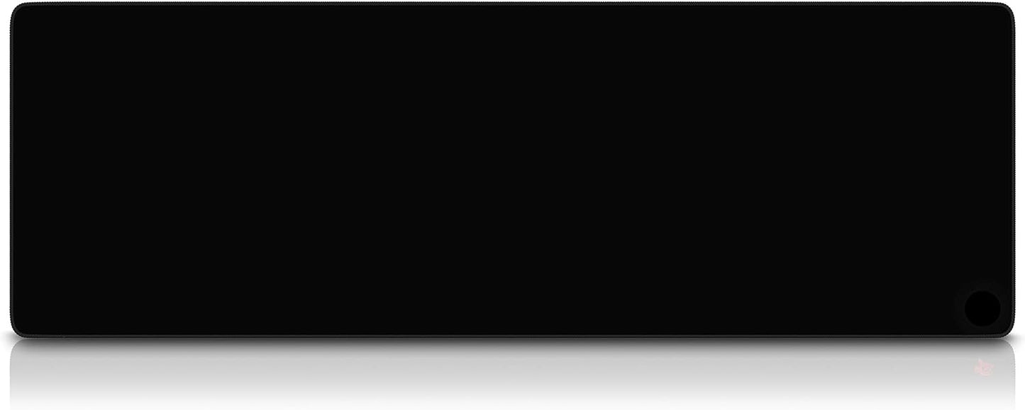 - Extra Large Gaming Mouse Mat 1200X400Mm Oversize - XXL Mouse Pad with Motif - Desk Pad XXXL Extended – for Precision and Speed - Non-Slip Rubber Base – for Mouse and Keyboard - Black