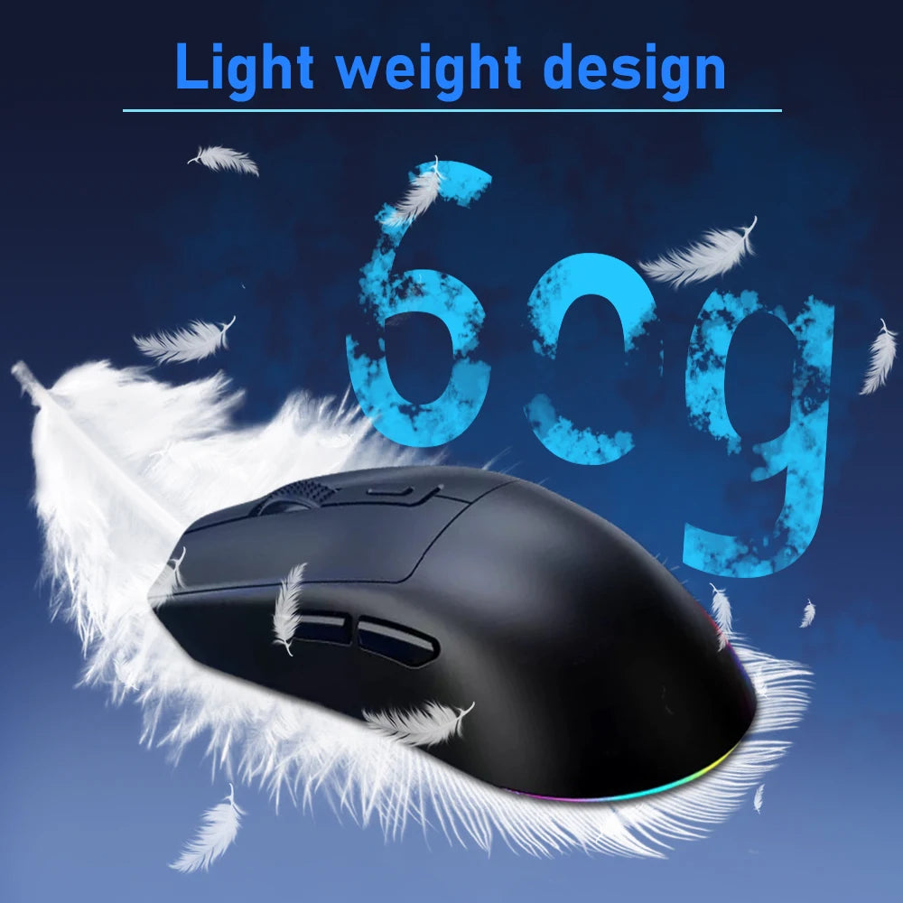 Bluetooth/2.4G Dual-Mode Wireless Connection Mouse,Rechargeable Magnetic Base,Led Backlight,Suitable for Laptop Office Mouse