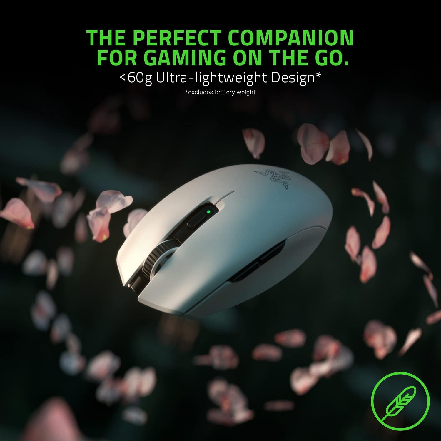 Razer Orochi V2 - Mobile Wireless Gaming Mouse with up to 950 Hours of Battery Life (Ultra Lightweight Design, Hyperspeed Wireless and Bluetooth, 2Nd Gen Mechanical Mouse Switches) Mercury White
