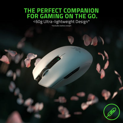 Razer Orochi V2 - Mobile Wireless Gaming Mouse with up to 950 Hours of Battery Life (Ultra Lightweight Design, Hyperspeed Wireless and Bluetooth, 2Nd Gen Mechanical Mouse Switches) Mercury White