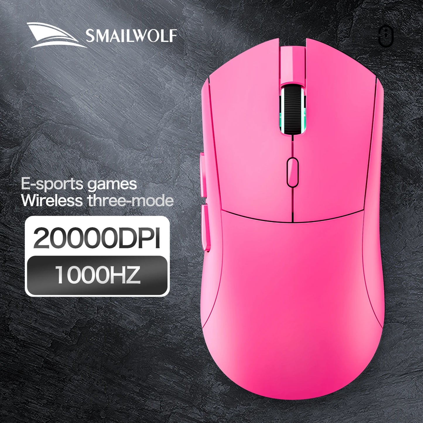 RS7 Bluetooth Wireless Gaming Mouse Three Mode PAW3311 Macro-Definition Mouse Laptop Gaming Office