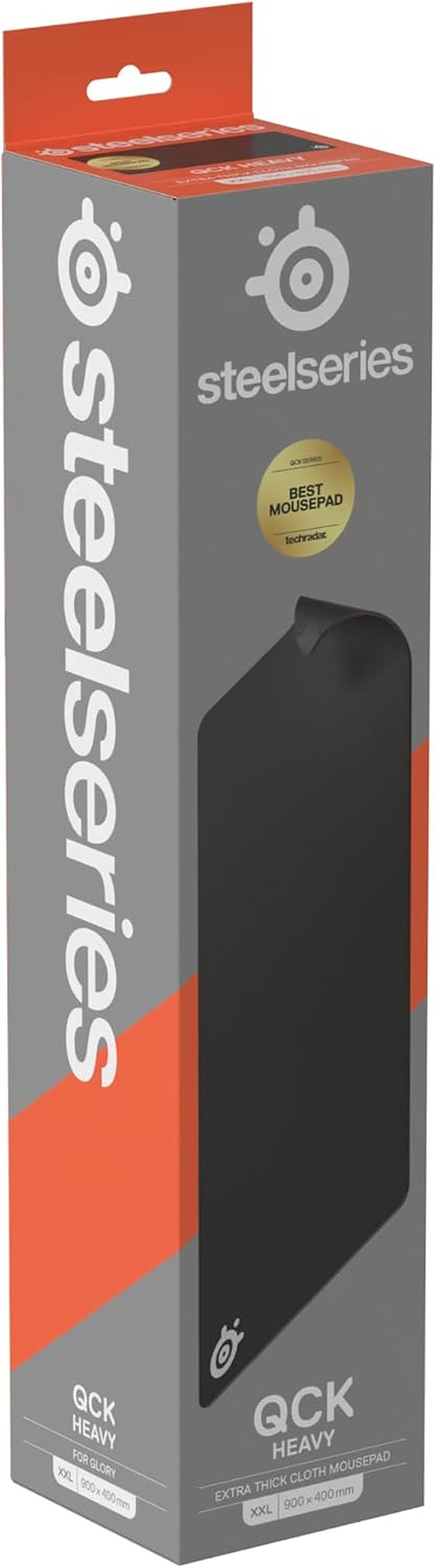 Qck XXL - Gaming Mousepad - Fabric - Rubber Backing - Black (900Mm X 400Mm X 2Mm)