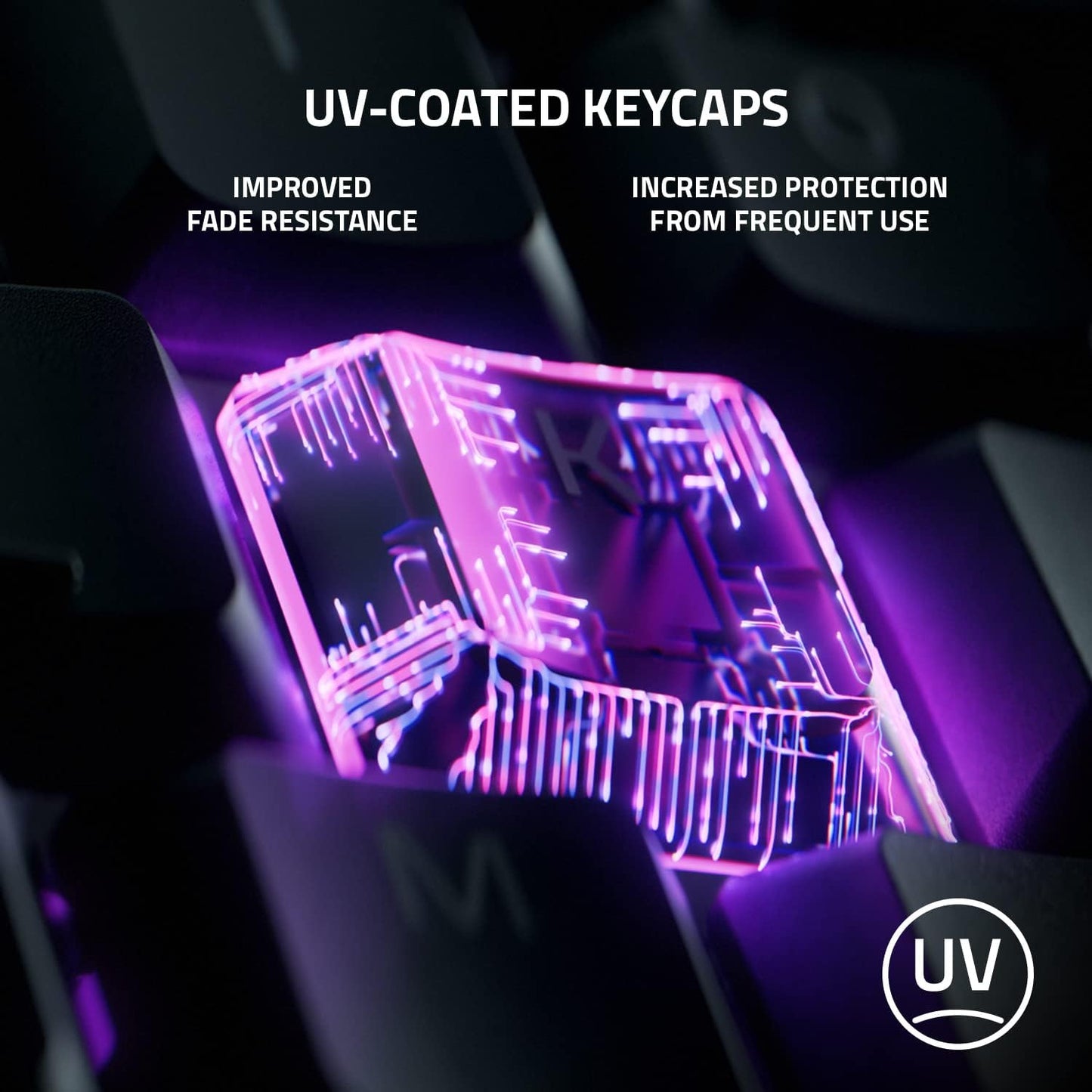 Razer Ornata V3 X - Low Profile Gaming Keyboard (Silent Membrane Switches, Uv-Coated Keycaps, Durable, Spill-Resistant Design, Ergonomic Writst Rest) QWERTY UK Layout | Black