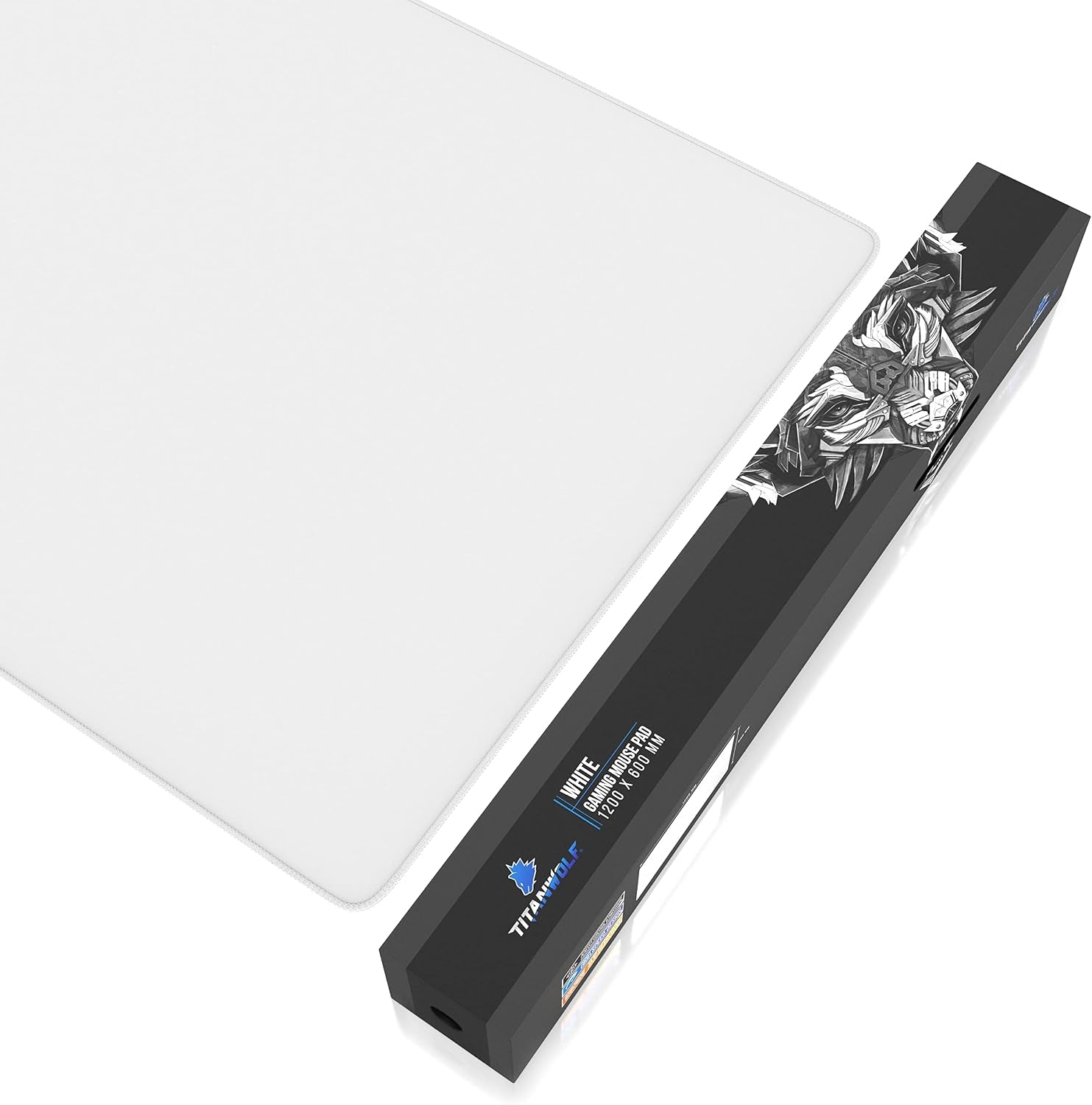 - XXXL Mouse Mat - 1200 X 600 X 3 Mm Mouse Pad – Extra Large Speed Gaming Mousepad - Table Mat Large Size - Improved Precision and Speed – Design White