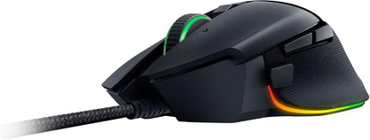 Razer Basilisk V3 35K - Fully Customizable Ergonomic Wired Gaming Mouse - Focus Pro 35K Optical Sensor (Hyperscroll Tilt Wheel, 11-Zone Chroma Lighting, Optical Mouse Switches Gen-3) Black