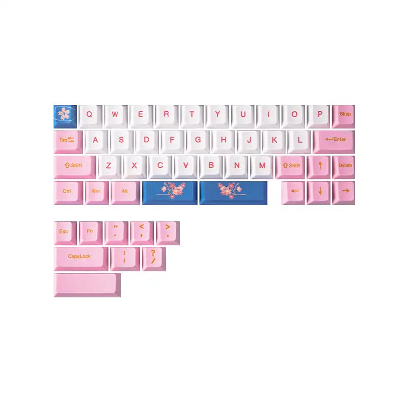 ID42 White Keyboard Pc Wired Keyboard Mini Mechanical Keyboard 40 QMK via Keyboard Black Purple Barebone Kit 40% Keycaps