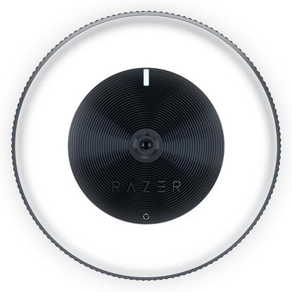 Razer Kiyo - Streaming Camera with Ring Lighting (USB Webcam, HD Video 720P, 60 FPS, Compatible with Open Broadcaster Software, Xsplit, Autofocus, Camera Clip, Tripod Connection) Black