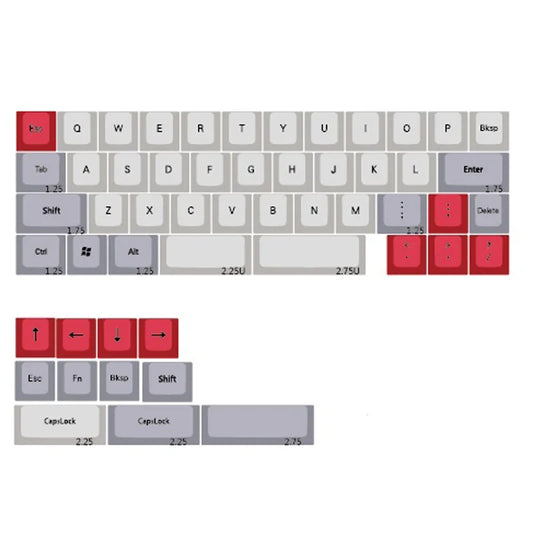 ID42 White Keyboard Pc Wired Keyboard Mini Mechanical Keyboard 40 QMK via Keyboard Black Purple Barebone Kit 40% Keycaps