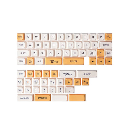 ID42 White Keyboard Pc Wired Keyboard Mini Mechanical Keyboard 40 QMK via Keyboard Black Purple Barebone Kit 40% Keycaps