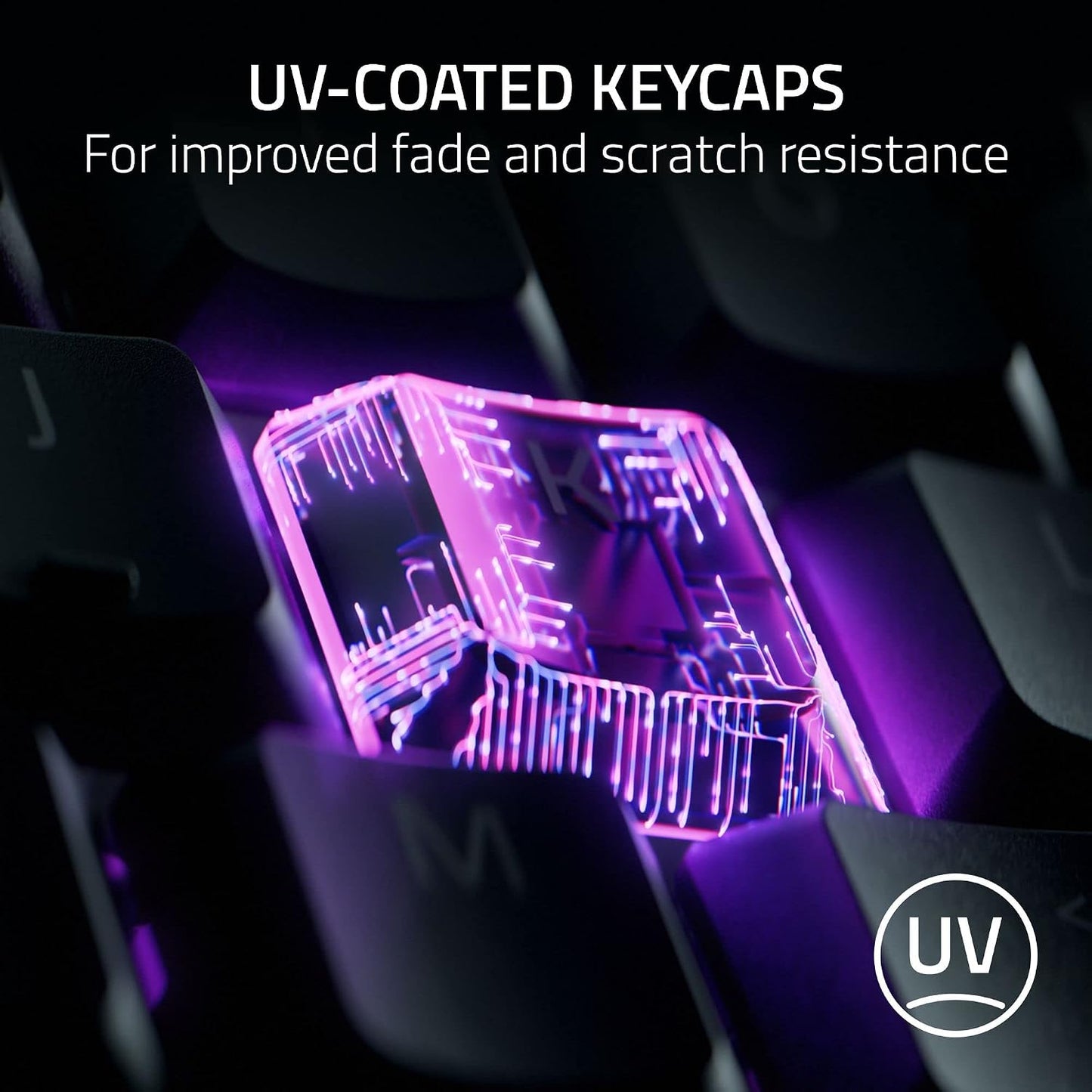 Razer Ornata V3 Tenkeyless - Compact Low Profile Gaming Keyboard (Mecha-Membrane Switches, Uv-Coated Keycaps, Backlit Dedicated Media Keys, Magnetic Soft-Touch Wrist Rest) US Layout | Black