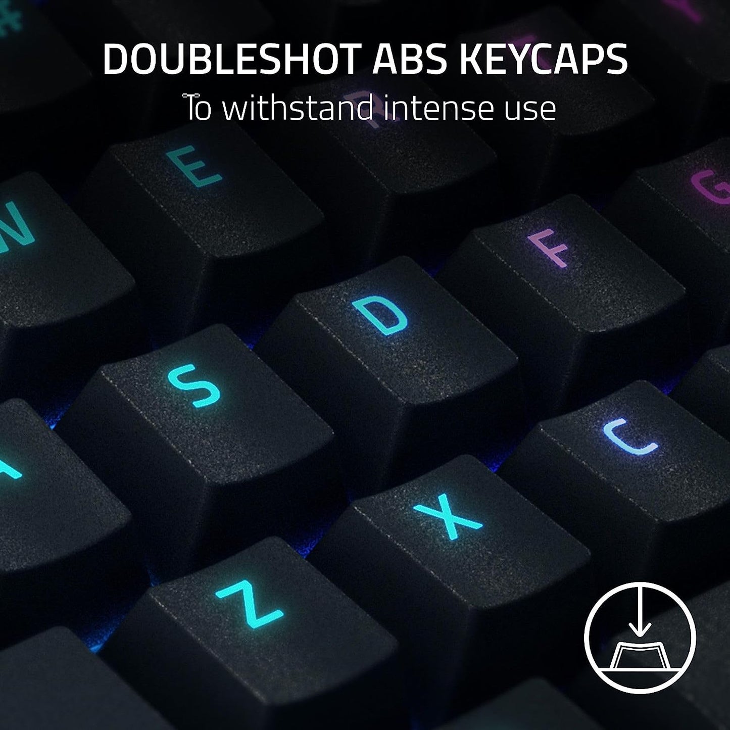 Razer Blackwidow V4 X (Green Switch) - Mechanical Gaming Keyboard Chroma RGB (Clicky Mechanical Switches, 6 Dedicated Macro Keys, Doubleshot ABS Keycaps) QWERTY UK Layout | Black