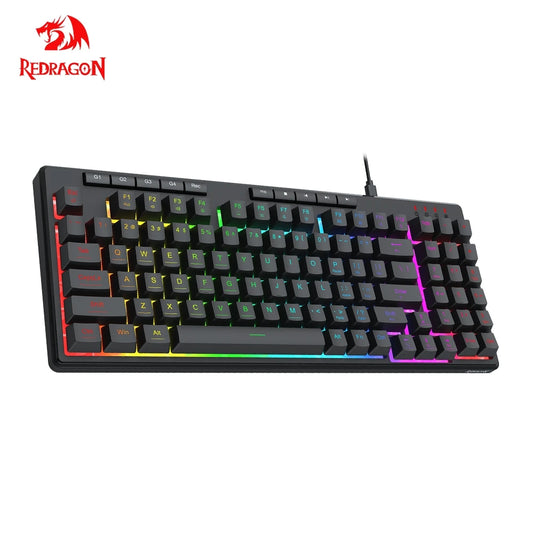 SHIVA K517 RGB USB RGB Wired Membrane Gaming Keyboard 94 Key for PC Computer Laptop Gamer Detachable Cable