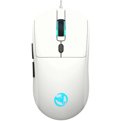 USB Wired Gaming Mouse,Usb Computer Mouse with 4 Adjustable DPI, RGB Backlit LED, Side Buttons, Ergonomic Design Mice for PC, Laptop, Windows, Mac, Vista, Linux, Gamer,White