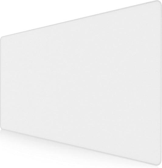 - XXXL Mouse Mat - 1200 X 600 X 3 Mm Mouse Pad – Extra Large Speed Gaming Mousepad - Table Mat Large Size - Improved Precision and Speed – Design White