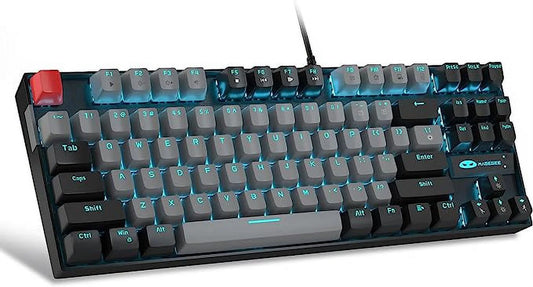 Backlit USB Type a Gaming Keyboard, Black & Gray
