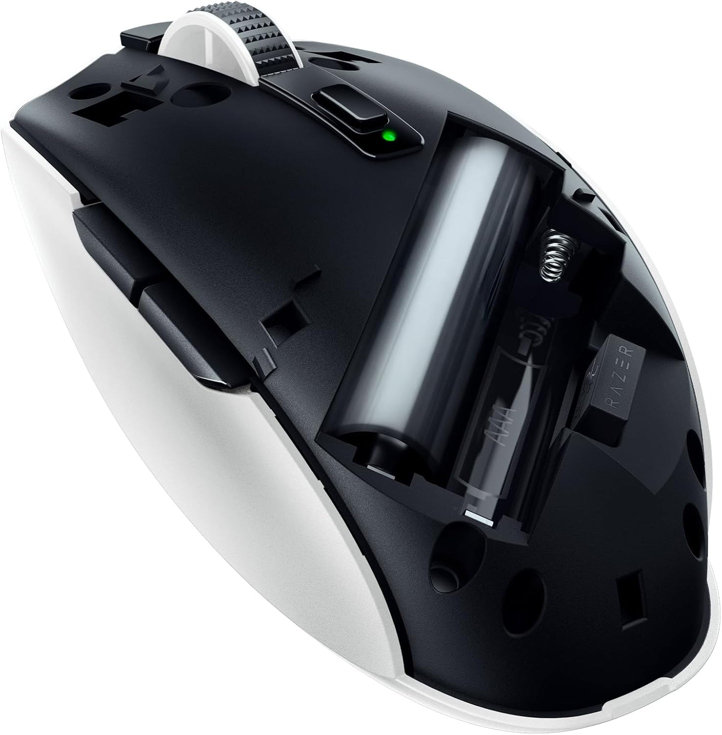 Razer Orochi V2 - Mobile Wireless Gaming Mouse with up to 950 Hours of Battery Life (Ultra Lightweight Design, Hyperspeed Wireless and Bluetooth, 2Nd Gen Mechanical Mouse Switches) Mercury White